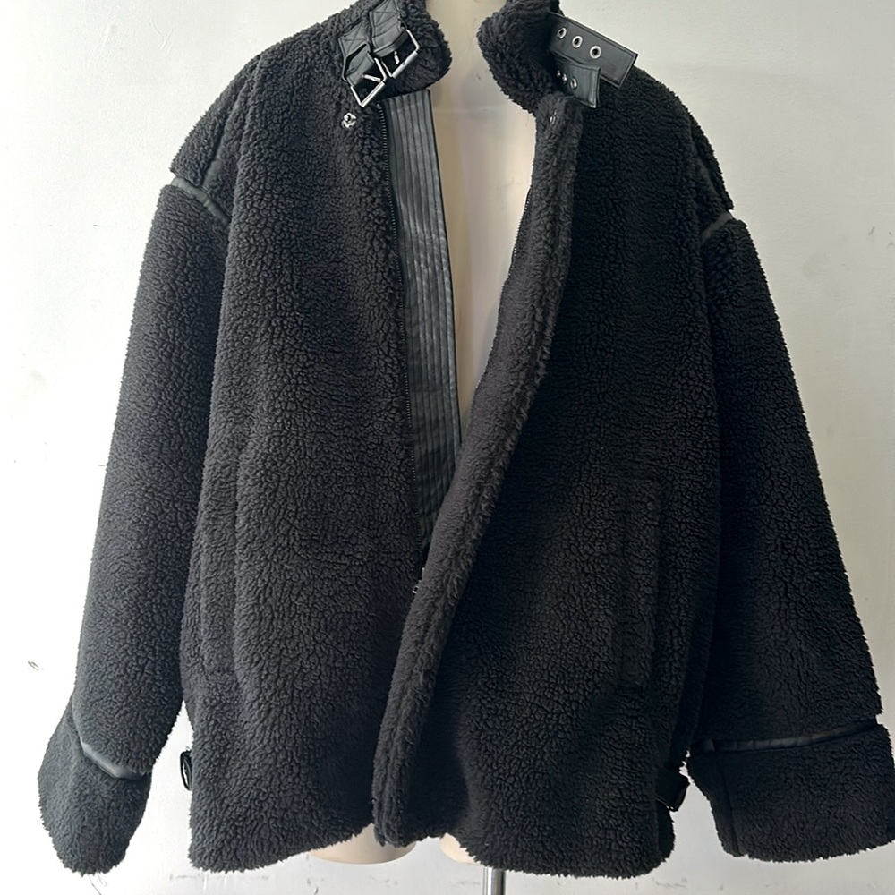 ASOS Brand Sherpa Jacket Large Oversized